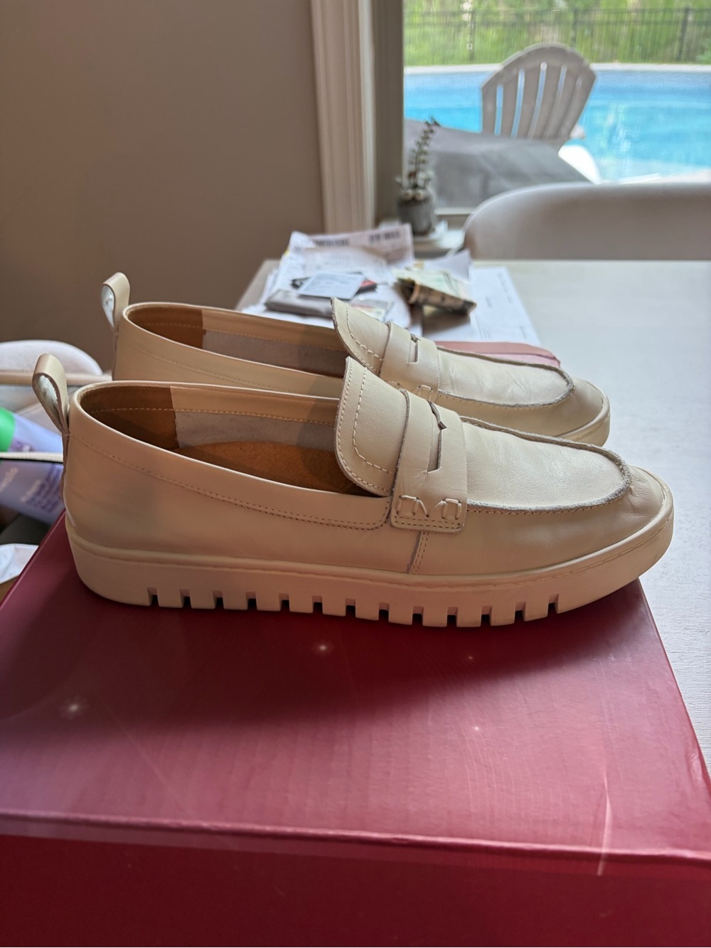 Vionic Uptown Loafer in Cream - Picture 1 of 7